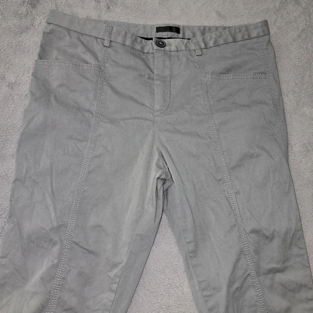 ATM Anthony Thomas Melillo Pants Women Size 8‎ Gray Chino Cargo Stretch